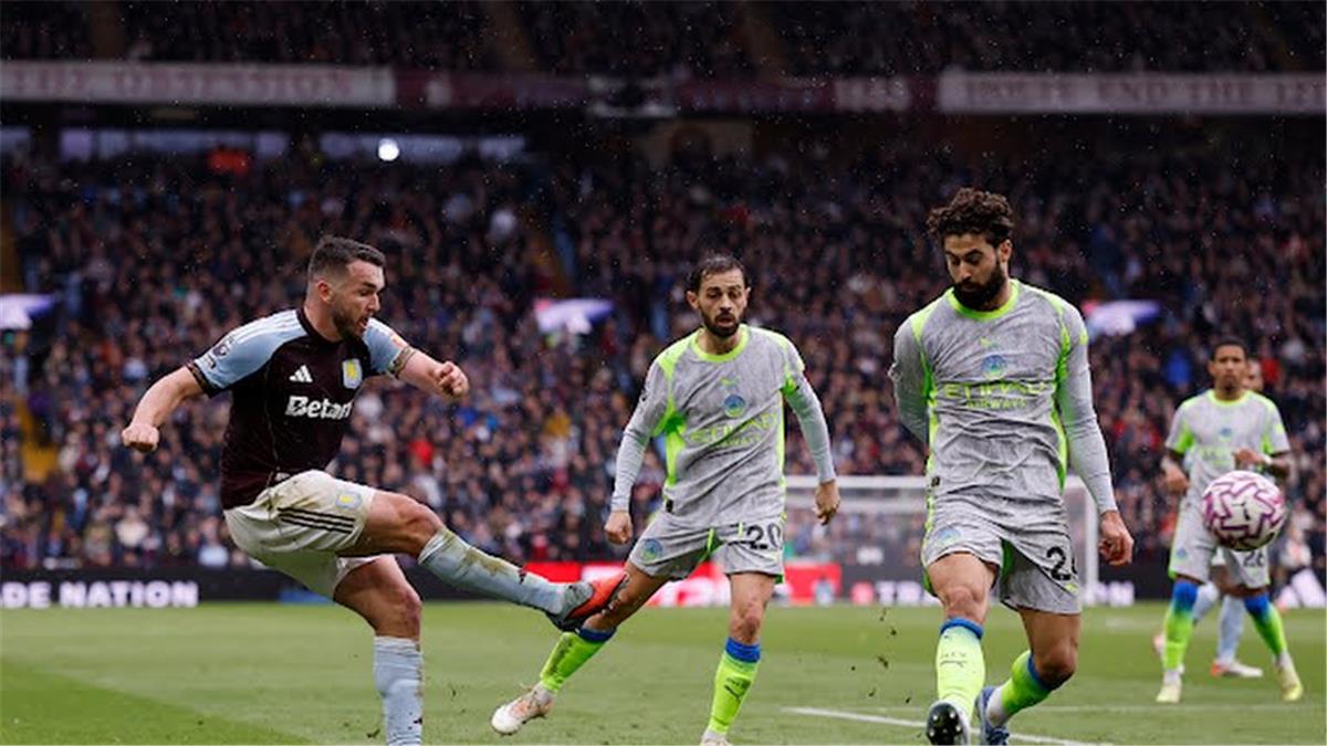 ماتي كاش رجل مباراة مانشستر سيتي وأستون فيلا في الدوري الإنجليزي