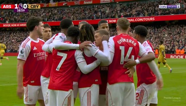 هدف فوز ارسنال علي كريستال بالاس 1 0 الدوري الانجليزي