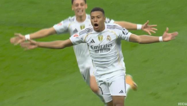 هدف مبابي الملغي امام برشلونة بالدوري الاسباني