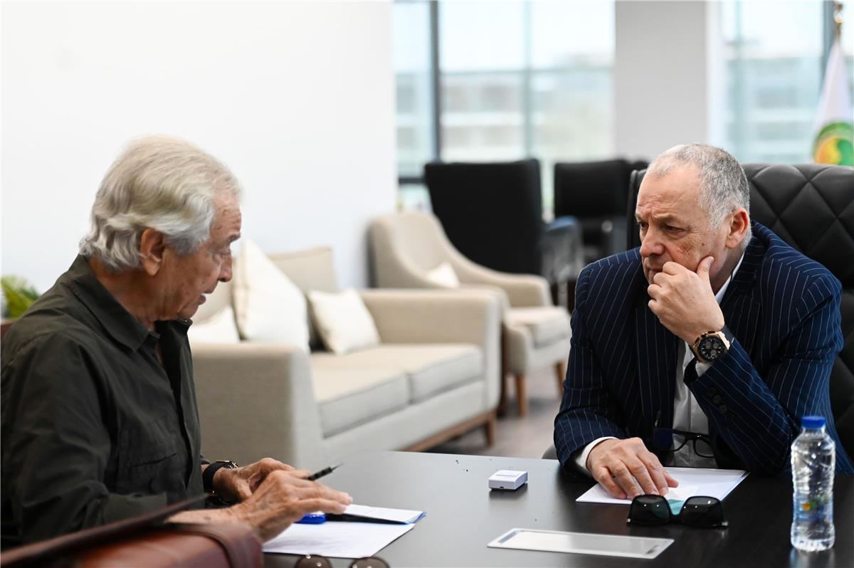 هاني أبو ريدة وحلمي طولان