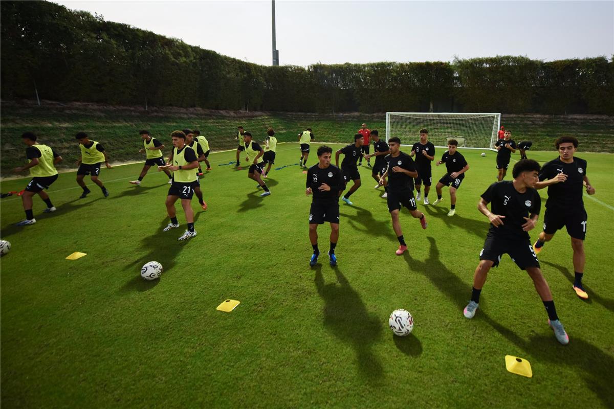 مران منتخب مصر تحت 17 عامًا