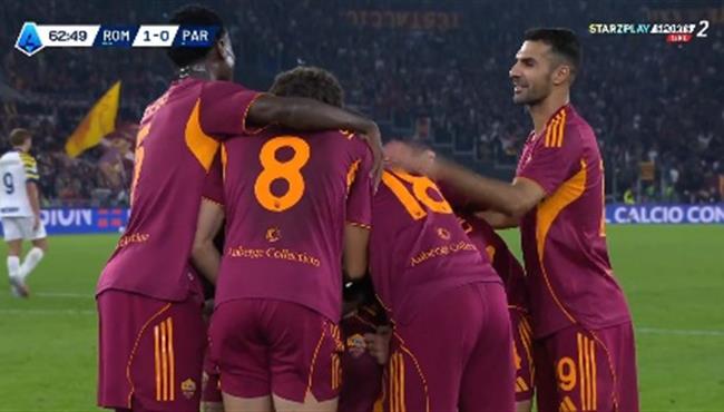 اهداف مباراة روما وبارما 2 1 الدوري الايطالي