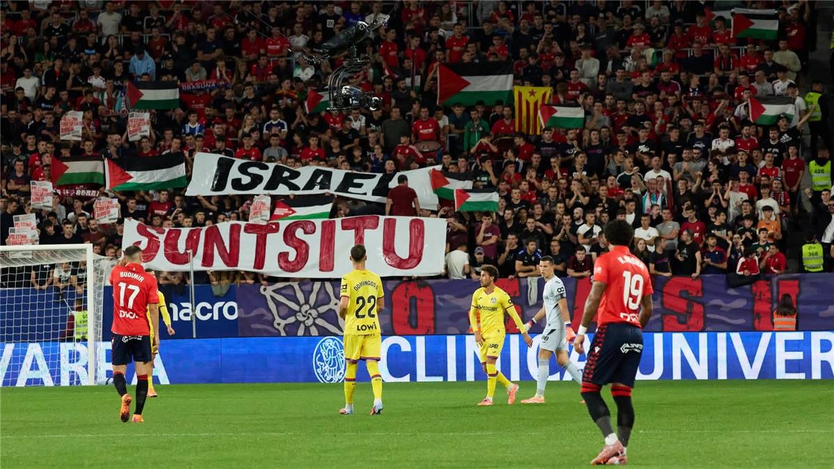 إيقاف مباراة في الدوري الإسباني بسبب دعم فلسطين ضد الكيان الصهيوني