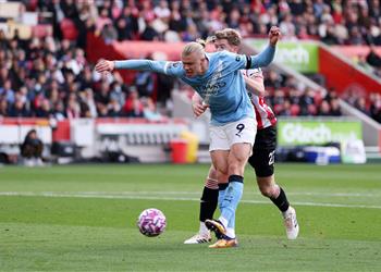 ترتيب هدافي الدوري الإنجليزي بعد هدف هالاند أمام برينتفورد