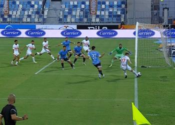 إلغاء هدف لـ الزمالك أمام غزل المحلة في الدوري