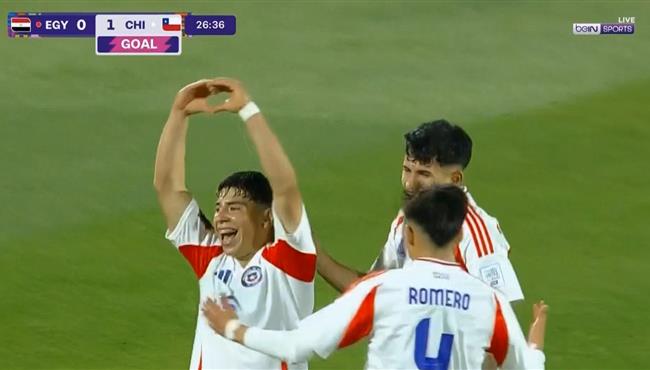 هدف تشيلي الاول في مرمي مصر بكأس العالم للشباب تحت 20 عام