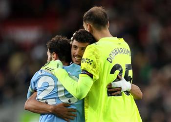 رجل مباراة مانشستر سيتي وبرينتفورد في الدوري الإنجليزي