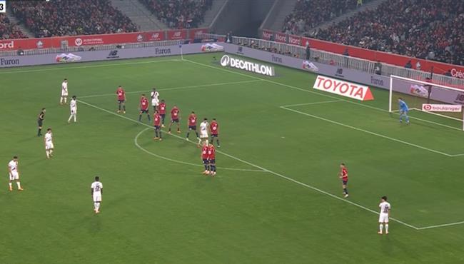 هدف نونو مينديز العالمي من ركلة حرة في مرمي ليل بالدوري الفرنسي