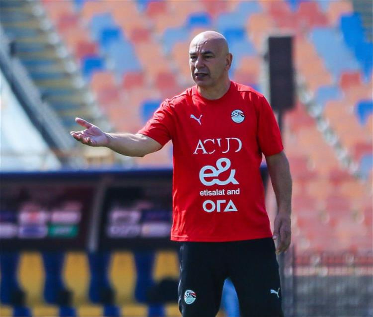 حسام حسن في مران منتخب مصر