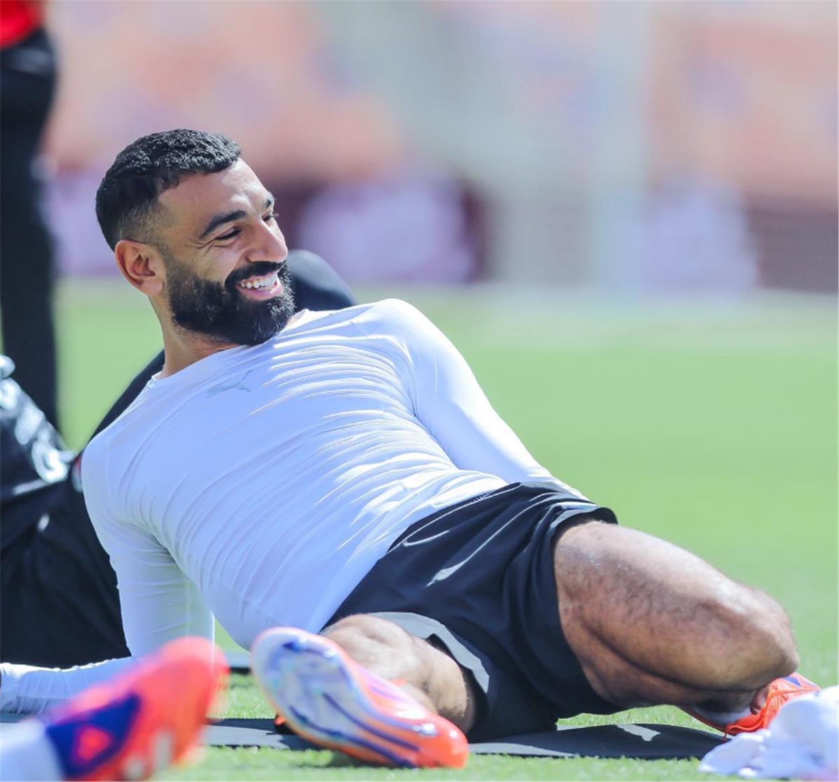 صور | منتخب مصر يختتم تدريباته قبل السفر إلى المغرب لمواجهة جيبوتي في تصفيات كأس العالم