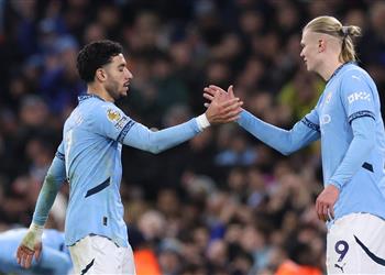عمر مرموش يتسبب في إرهاق هالاند مع مانشستر سيتي