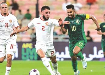 موعد والقنوات الناقلة لمباراة السعودية وإندونيسيا اليوم في تصفيات كأس العالم
