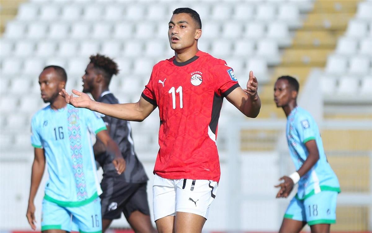 نانت يحتفل بـ مصطفى محمد بعد تأهل منتخب مصر لنهائيات كأس العالم