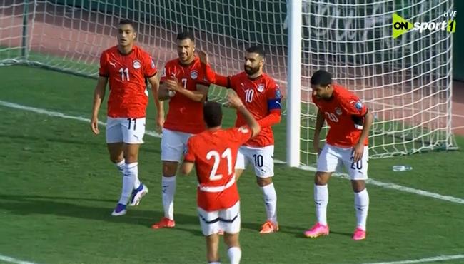 هدف محمد صلاح في مرمي جيبوتي بتصفيات كاس العالم