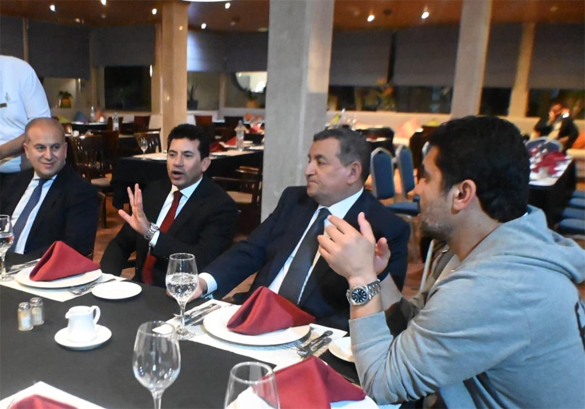 TBGA NEWS : أشرف صبحي وهاني أبوريدة يزوران معسكر منتخب مصر الثاني بالمغرب