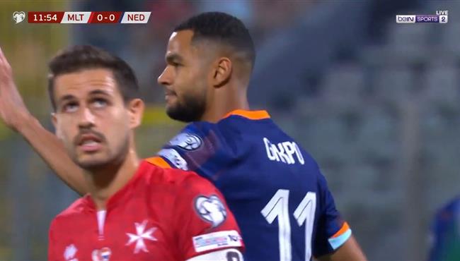 هدف جاكبو في مرمي مالطا بتصفيات كأس العالم