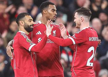 موعد مباراة ليفربول القادمة أمام ريال مدريد بعد الفوز على أستون فيلا