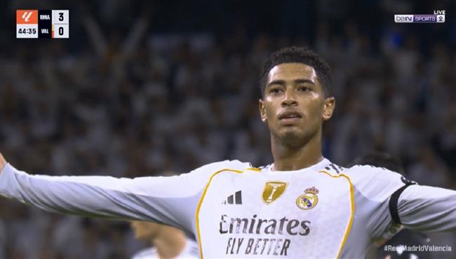 هدف بيلينجهام في مرمي فالنسيا بالدوري الاسباني