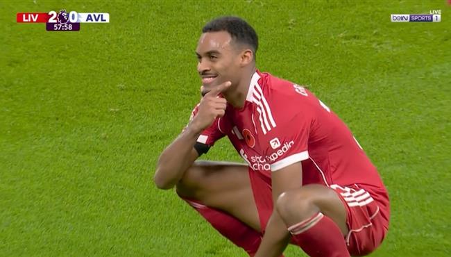 هدف جرافنبيرج في مرمي استون فيلا بالدوري الانجليزي