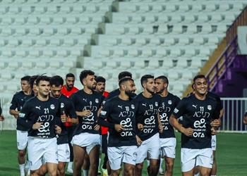 مران منتخب مصر جمل فنية وتقسيمة استعداد ا لمواجهة أوزبكستان