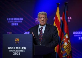 لابورتا برشلونة منزل ميسي لأنه فخرنا وعلاقتنا مع ريال مدريد متوترة