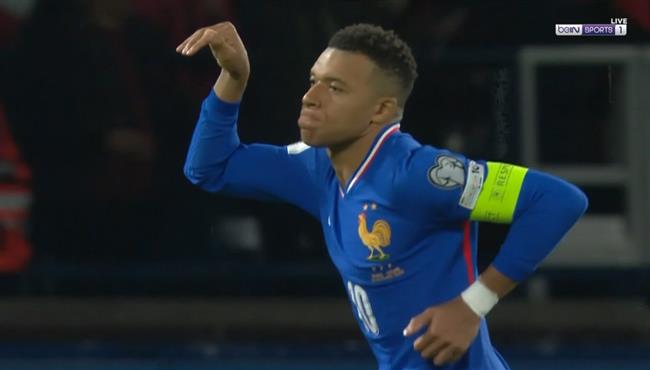 هدف مبابي في مرمي اوكرانيا بتصفيات كأس العالم