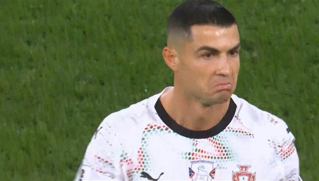 طرد رونالدو في مباراة البرتغال وايرلندا بتصفيات كاس العالم