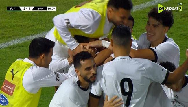 هدف مصرالثاني في مرمي الجزائر