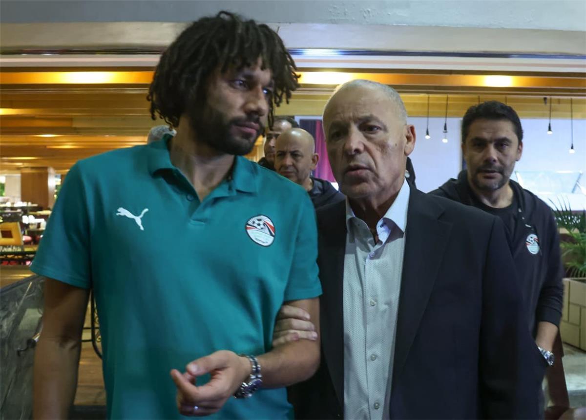 هاني أبو ريدة ومحمد النني