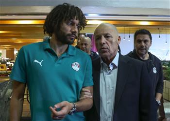 صور أبوريدة يحف ز لاعبي منتخب مصر قبل كأس العرب ووعد النني