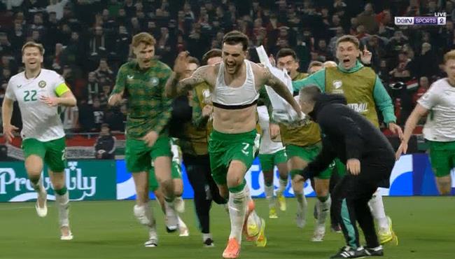 اهداف مباراة أيرلندا والمجر 3 2 تصفيات كأس العالم 2026