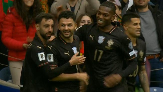 هدف البرتغال الثاني في مرمي ارمينيا بتصفيات كأس العالم