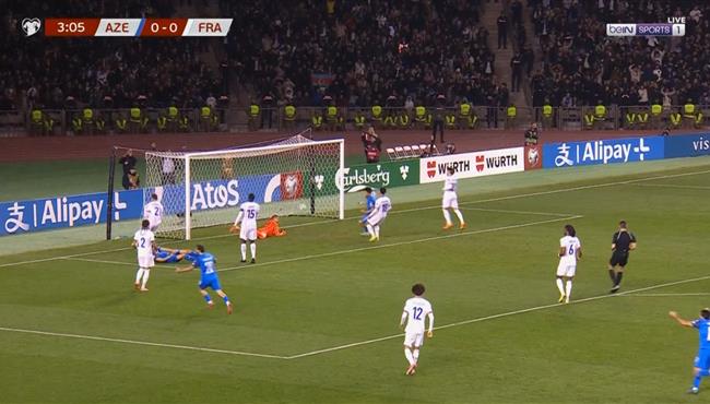 اهداف مباراة فرنسا واذربيجان 3 1 تصفيات كأس العالم