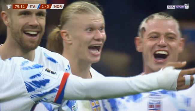 اهداف مباراة ايطاليا والنرويج 1 4 تصفيات كأس العالم