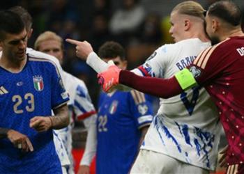 هالاند يكشف عن تصرف غير لائق من مدافع إيطاليا ورد فعله