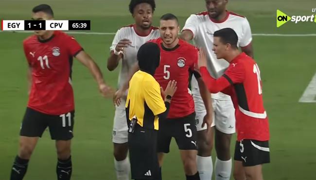 هدف مصر الملغي امام كاب فيردي