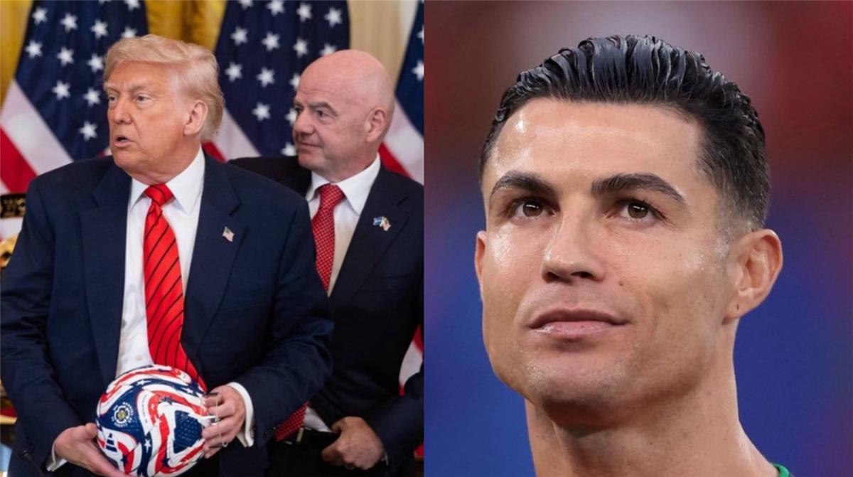 رونالدو وإنفانتينو وترامب