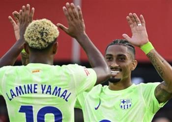 موقف بيدري ويامال ورافينها من مباراة برشلونة وأتلتيك بلباو