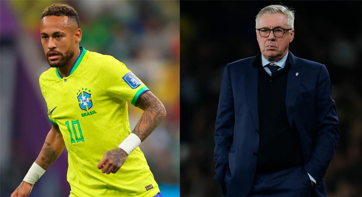 أنشيلوتي ونيمار