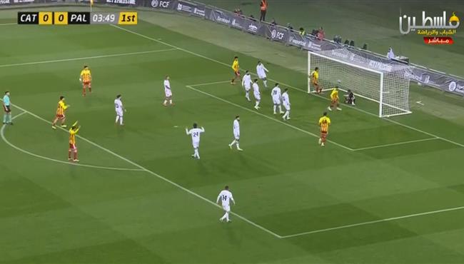 اهداف مباراة فلسطين وكتالونيا 1 2 مباراة ودية