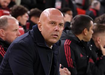 سلوت محمد صلاح أعجبني في عدة أمور وسجلنا هدف ا بـ الحظ أمام أستون فيلا