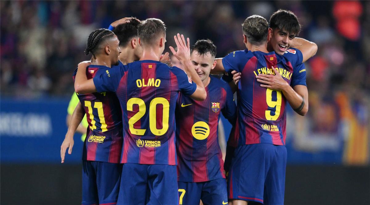 لاعبو برشلونة