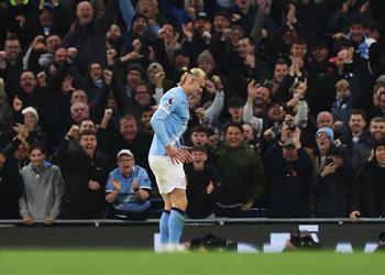 فيديو هالاند يسجل هدف مانشستر سيتي الأول أمام بورنموث