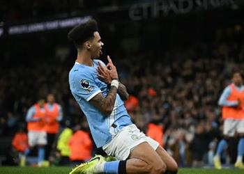 فيديو أوريلي يسجل هدف مانشستر سيتي الثالث أمام بورنموث