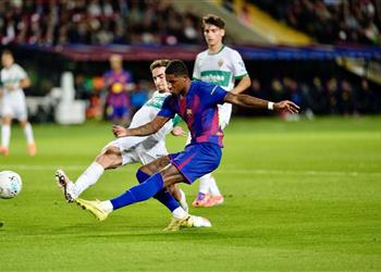 فيديو راشفورد يسجل هدف برشلونة الثالث أمام إلتشي