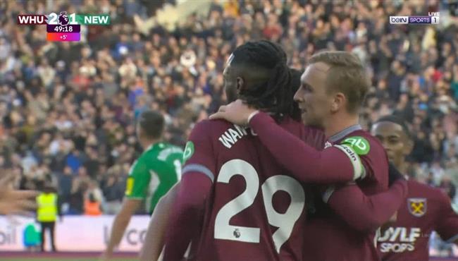 اهداف مباراة وست هام ونيوكاسل 3 1 الدوري الانجليزي