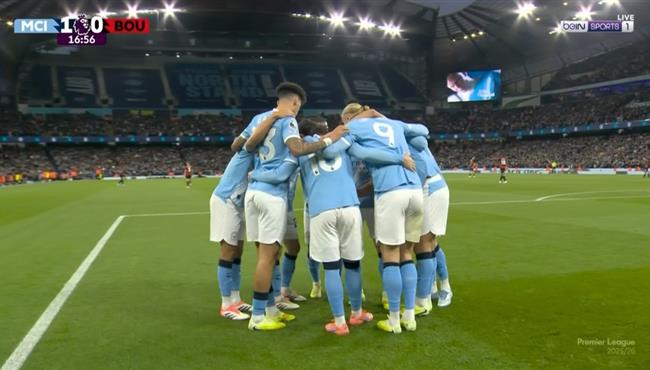 اهداف مباراة مانشستر سيتي وبورنموث 3 1 الدوري الانجليزي