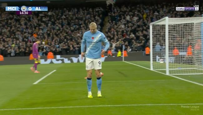 هدف هالاند الاول في مرمي بورنموث بالدوري الانجليزي