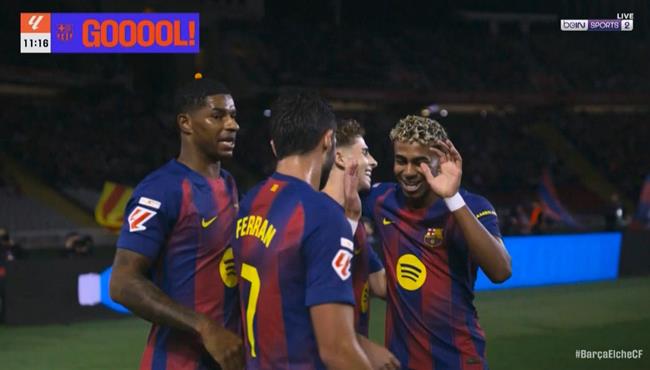 اهداف مباراة برشلونة وإلتشي 3 1 الدوري الاسباني