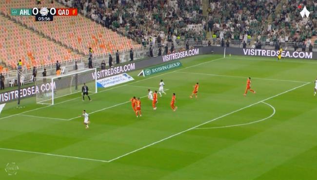 هدف الاهلي الاول في مرمي القادسية بالدوري السعودي